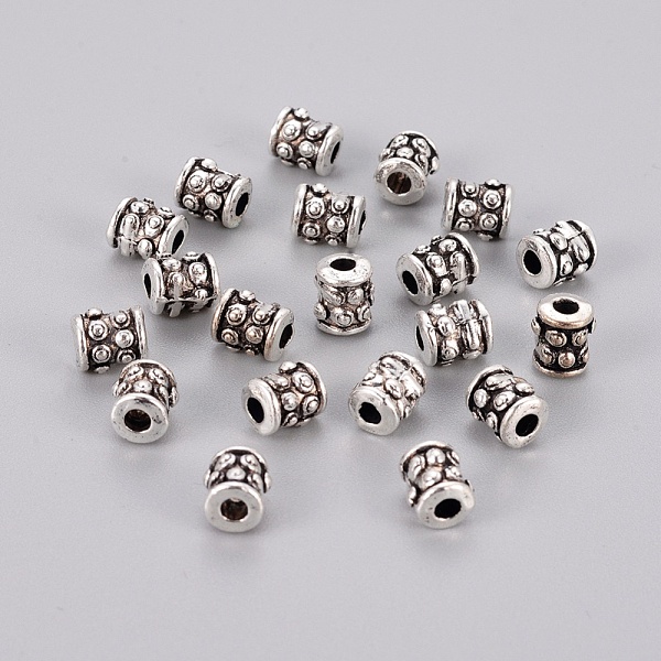 PandaHall Tibetan Style Alloy Spacer Beads, Lead Free and Cadmium Free, Column, Antique Silver, 6x6mm, Hole: 2mm Alloy Column
PandaHall Tibetan Style Alloy Spacer Beads, Lead Free and Cadmium Free, Column, Antique Silver, 6x6mm, Hole: 2mm Alloy Column