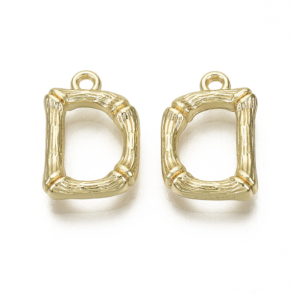 PandaHall Alloy Pendants, Cadmium Free & Nickel Free & Lead Free, Bamboo Initial Letter, Real 18K Gold Plated, Letter.D, D:16x11x3mm, Hole...
PandaHall Alloy Pendants, Cadmium Free & Nickel Free & Lead Free, Bamboo Initial Letter, Real 18K Gold Plated, Letter.D, D:16x11x3mm, Hole...
