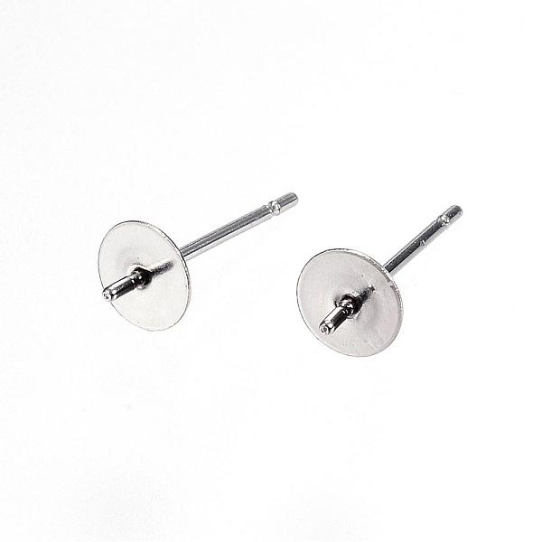 PandaHall 304 Stainless Steel Stud Earring Findings, For Half Drilled Beads, Stainless Steel Color, 13x5mm, Pin: 0.8mm 304 Stainless Steel...
PandaHall 304 Stainless Steel Stud Earring Findings, For Half Drilled Beads, Stainless Steel Color, 13x5mm, Pin: 0.8mm 304 Stainless Steel...