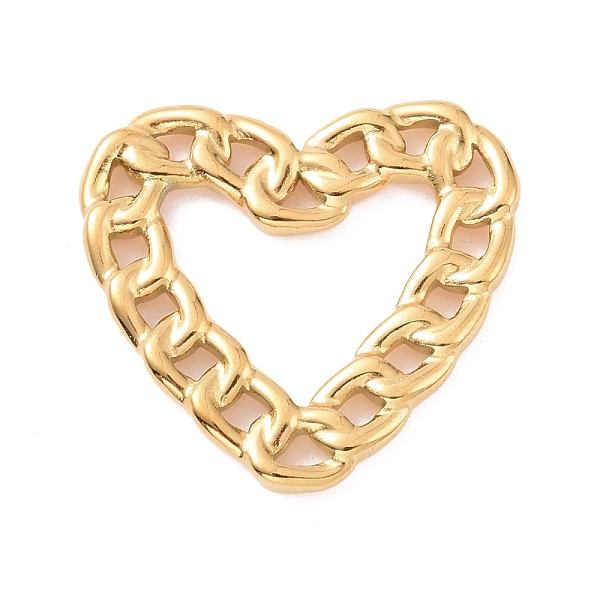 PandaHall Ion Plating(IP) 304 Stainless Steel Linking Rings, Curb Chain Style, Heart, Golden, 20.5x22x2mm, Inner Diameter: 9x12.5mm 304...
PandaHall Ion Plating(IP) 304 Stainless Steel Linking Rings, Curb Chain Style, Heart, Golden, 20.5x22x2mm, Inner Diameter: 9x12.5mm 304...
