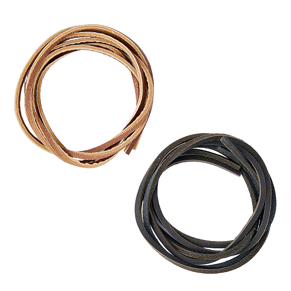 PandaHall SUPERFINDINGS 4pcs Leather Boot Laces Totally 8.92inch Genuine Leather Shoe Laces Cowhide Leather Cord Shoelaces 2 Colors..., Multicolor
PandaHall SUPERFINDINGS 4pcs Leather Boot Laces Totally 8.92inch Genuine Leather Shoe Laces Cowhide Leather Cord Shoelaces 2 Colors..., Multicolor