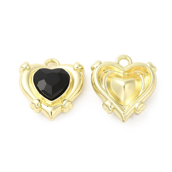 PandaHall Alloy Pendant, with Black Glass, Cadmium Free & Nickel Free & Lead Free, Heart Charms, Golden, 17x15.5x6mm, Hole: 1.8mm...
PandaHall Alloy Pendant, with Black Glass, Cadmium Free & Nickel Free & Lead Free, Heart Charms, Golden, 17x15.5x6mm, Hole: 1.8mm...