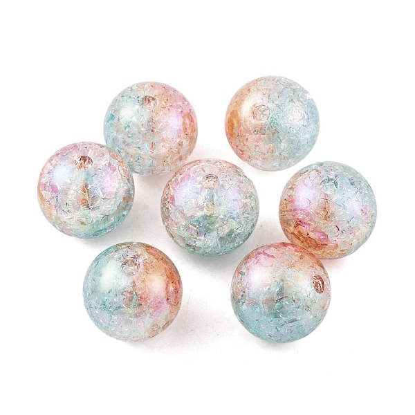 PandaHall UV Plating Rainbow Iridescent Two Tone Acrylic Beads, Crackle Style, Round, Pale Turquoise, 15.5mm, Hole: 2.7mm Acrylic Round
PandaHall UV Plating Rainbow Iridescent Two Tone Acrylic Beads, Crackle Style, Round, Pale Turquoise, 15.5mm, Hole: 2.7mm Acrylic Round