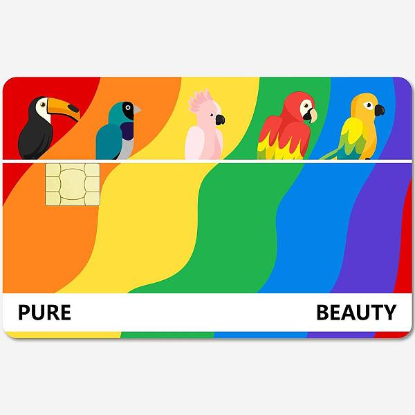 PandaHall PVC Plastic Waterproof Card Stickers, Self-adhesion Card Skin for Bank Card Decor, Rectangle, Bird, 186.3x137.3mm Plastic Bird
PandaHall PVC Plastic Waterproof Card Stickers, Self-adhesion Card Skin for Bank Card Decor, Rectangle, Bird, 186.3x137.3mm Plastic Bird
