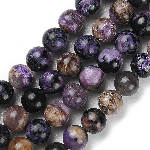 PandaHall Natural Charoite Beads Strands, Round, 12mm, Hole: 1mm, about 34pcs/strand, 15.75 inch(40cm) Charoite Round
PandaHall Natural Charoite Beads Strands, Round, 12mm, Hole: 1mm, about 34pcs/strand, 15.75 inch(40cm) Charoite Round