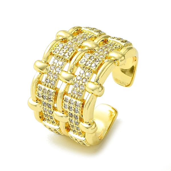 PandaHall Brass Micro Pave Cubic Zirconia Open Cuff Rings, Hollow Rectangle, Real 16K Gold Plated, US Size 7 3/4(17.9mm) Brass+Cubic..., Clear
PandaHall Brass Micro Pave Cubic Zirconia Open Cuff Rings, Hollow Rectangle, Real 16K Gold Plated, US Size 7 3/4(17.9mm) Brass+Cubic..., Clear