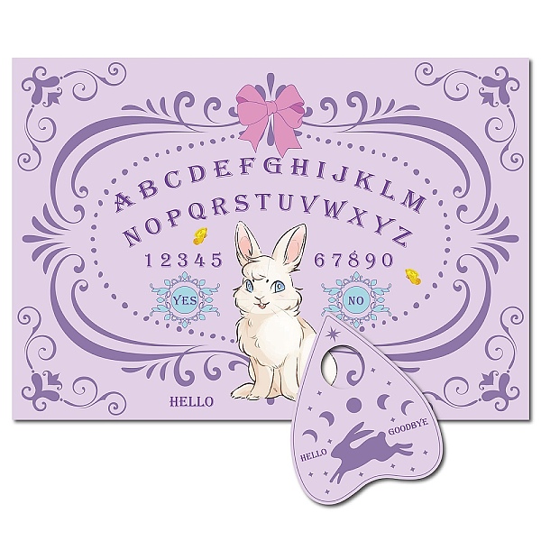 PandaHall CREATCABIN Rabbit Easter Wood Spirit Board Pendulum Board Wooden Talking Boards with Planchette Dowsing Divination Game Spirit..., Purple
PandaHall CREATCABIN Rabbit Easter Wood Spirit Board Pendulum Board Wooden Talking Boards with Planchette Dowsing Divination Game Spirit..., Purple