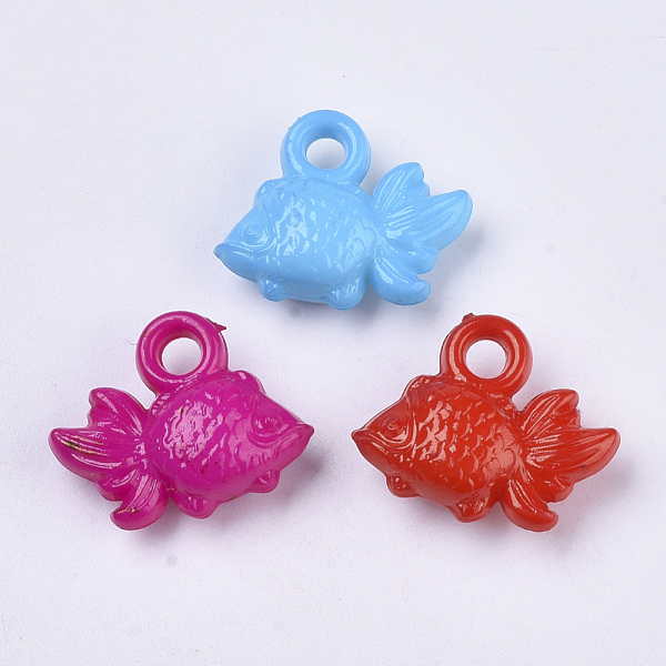 PandaHall Opaque Acrylic Pendants, Fish, Mixed Color, 15x19x7mm, Hole: 3mm, about 700pcs/500g Acrylic Fish Multicolor
PandaHall Opaque Acrylic Pendants, Fish, Mixed Color, 15x19x7mm, Hole: 3mm, about 700pcs/500g Acrylic Fish Multicolor