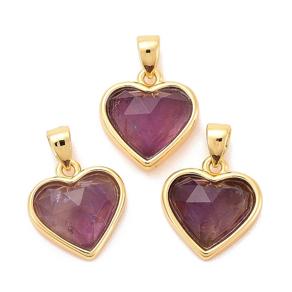 PandaHall Natural Amethyst Charms, with Real 18K Gold Plated Brass Findings, Long-Lasting Plated, Lead Free & Cadmium Free, Heart...
PandaHall Natural Amethyst Charms, with Real 18K Gold Plated Brass Findings, Long-Lasting Plated, Lead Free & Cadmium Free, Heart...