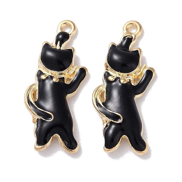 PandaHall Alloy Enamel Pendants, Golden, Animals Theme Charm, Cat Shape, 25x10.5x3mm, Hole: 1.2mm Alloy+Enamel Cat Shape
PandaHall Alloy Enamel Pendants, Golden, Animals Theme Charm, Cat Shape, 25x10.5x3mm, Hole: 1.2mm Alloy+Enamel Cat Shape