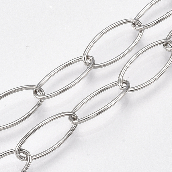 PandaHall 3.28 Feet 304 Stainless Steel Cable Chains, Soldered, Oval, Stainless Steel Color, 20x10x1mm 304 Stainless Steel
PandaHall 3.28 Feet 304 Stainless Steel Cable Chains, Soldered, Oval, Stainless Steel Color, 20x10x1mm 304 Stainless Steel