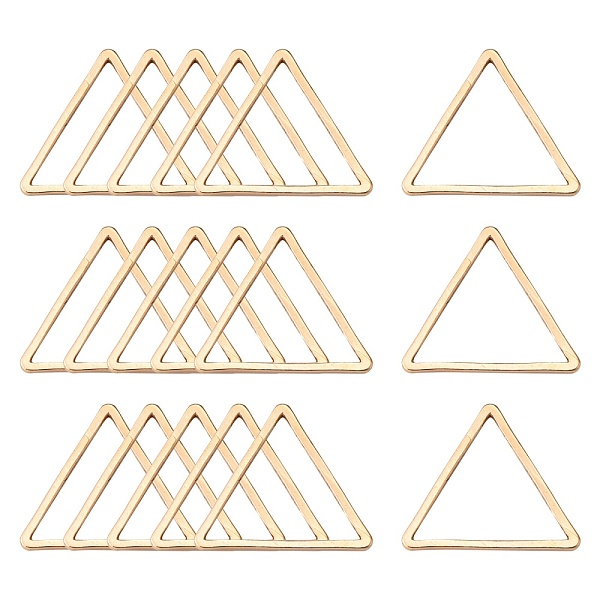 PandaHall Brass Linking Rings, Nickel Free, Triangle, Light Gold, 13x15x1mm, Inner Measure: 10.5x12mm Brass Triangle
PandaHall Brass Linking Rings, Nickel Free, Triangle, Light Gold, 13x15x1mm, Inner Measure: 10.5x12mm Brass Triangle
