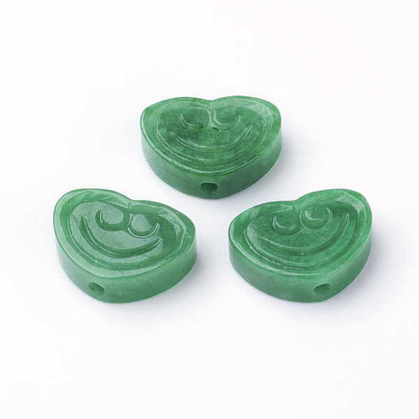 PandaHall Natural Myanmar Jade/Burmese Jade Beads, Dyed, Heart, 13x18x5.5mm, Hole: 2mm Myanmar Jade Heart
PandaHall Natural Myanmar Jade/Burmese Jade Beads, Dyed, Heart, 13x18x5.5mm, Hole: 2mm Myanmar Jade Heart