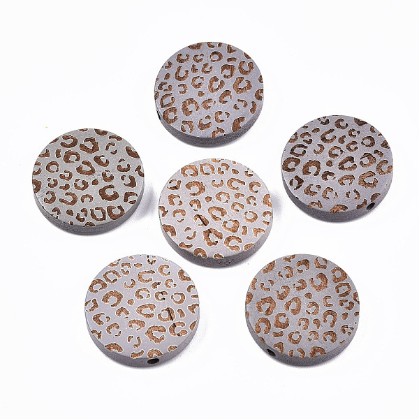 PandaHall Painted Natural Wood Beads, Laser Engraved Pattern, Flat Round with Leopard Print, Light Grey, 20x5mm, Hole: 1.5mm Schima Wood...
PandaHall Painted Natural Wood Beads, Laser Engraved Pattern, Flat Round with Leopard Print, Light Grey, 20x5mm, Hole: 1.5mm Schima Wood...