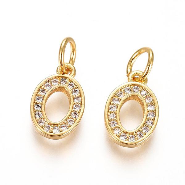 PandaHall Brass Micro Pave Clear Cubic Zirconia Charms, with Jump Ring, Number, Golden, Num.0, 11x7x2mm, Hole: 3mm Brass+Cubic Zirconia...
PandaHall Brass Micro Pave Clear Cubic Zirconia Charms, with Jump Ring, Number, Golden, Num.0, 11x7x2mm, Hole: 3mm Brass+Cubic Zirconia...