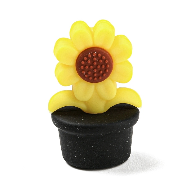 PandaHall Sunflower Food Grade Eco-Friendly Silicone Beads, Chewing Beads For Teethers, DIY Nursing Necklaces Making, Black, 30x19mm, Hole...
PandaHall Sunflower Food Grade Eco-Friendly Silicone Beads, Chewing Beads For Teethers, DIY Nursing Necklaces Making, Black, 30x19mm, Hole...