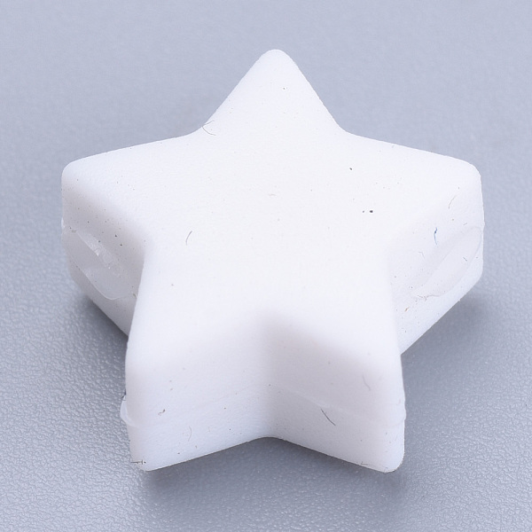 PandaHall Food Grade Eco-Friendly Silicone Beads, Chewing Beads For Teethers, DIY Nursing Necklaces Making, Star, White, 14x13.5x8mm, Hole...
PandaHall Food Grade Eco-Friendly Silicone Beads, Chewing Beads For Teethers, DIY Nursing Necklaces Making, Star, White, 14x13.5x8mm, Hole...