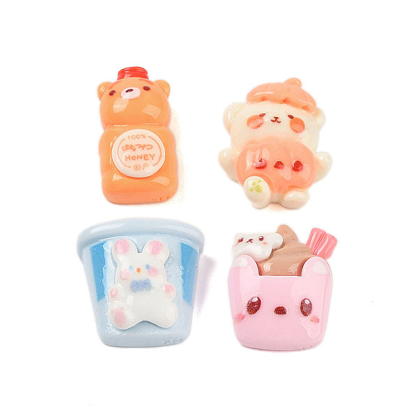 PandaHall Opaque Resin Decoden Cabochons, Imitated Food, Drink & Bear & Food, Mixed shapes, Mixed Color, 15~19.5x9.5~15.5x7~7.5mm Resin Food..., Multicolor
PandaHall Opaque Resin Decoden Cabochons, Imitated Food, Drink & Bear & Food, Mixed shapes, Mixed Color, 15~19.5x9.5~15.5x7~7.5mm Resin Food..., Multicolor