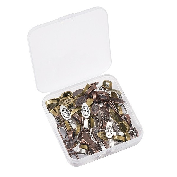 PandaHall Alloy Tibetan Silver Glue-on Flat Pad Bails, Mixed Color, 26x8x7mm, Hole: 5x8mm, 60pcs/box Alloy
PandaHall Alloy Tibetan Silver Glue-on Flat Pad Bails, Mixed Color, 26x8x7mm, Hole: 5x8mm, 60pcs/box Alloy