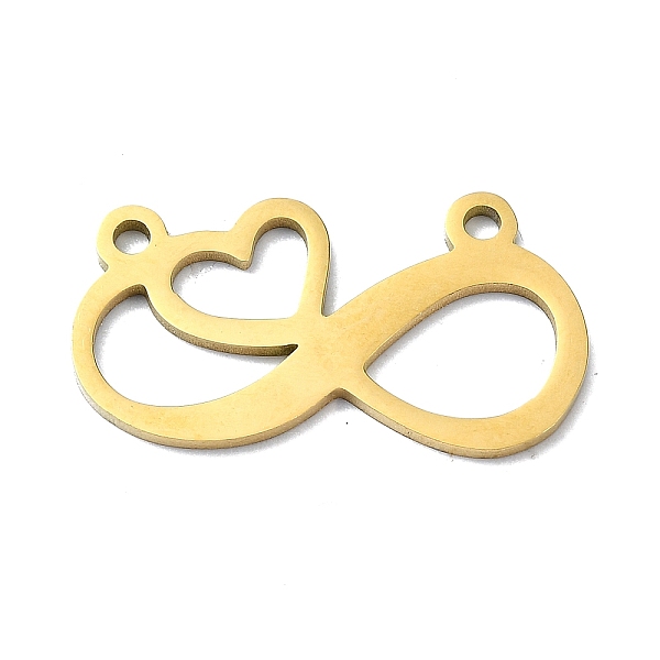 PandaHall 304 Stainless Steel Pendants, Laser Cut, Infinity with Heart Charm, Golden, 12.5x22.5x1mm, Hole: 1.4mm 304 Stainless Steel...
PandaHall 304 Stainless Steel Pendants, Laser Cut, Infinity with Heart Charm, Golden, 12.5x22.5x1mm, Hole: 1.4mm 304 Stainless Steel...