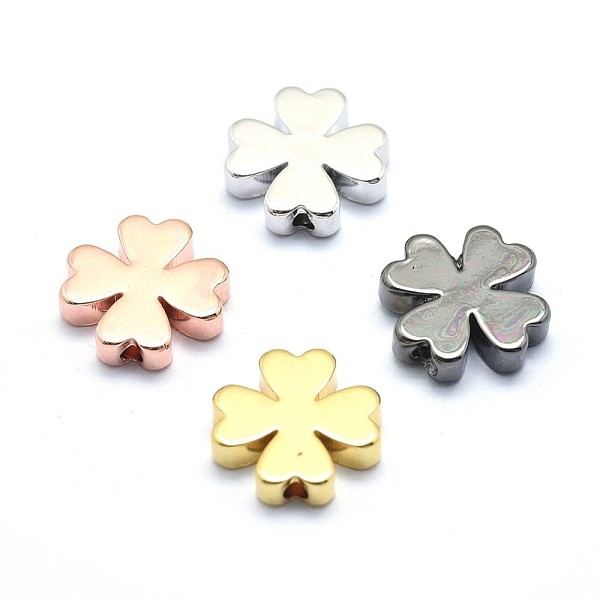 PandaHall Brass Beads, Lead Free & Cadmium Free & Nickel Free, Clover, Mixed Color, 10x10x2.5mm, Hole: 1.2mm Brass Clover Multicolor
PandaHall Brass Beads, Lead Free & Cadmium Free & Nickel Free, Clover, Mixed Color, 10x10x2.5mm, Hole: 1.2mm Brass Clover Multicolor
