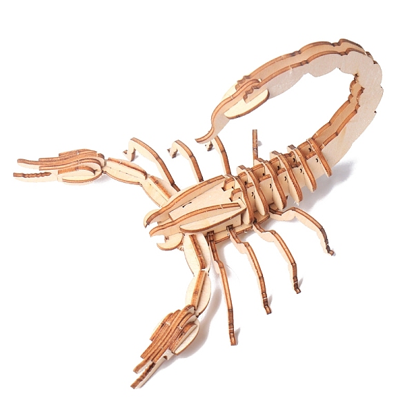 PandaHall Insect 3D Wooden Puzzle Simulation Animal Assembly, DIY Model Toy, for Kids and Adults, Scorpion, Finished Product: 17x17x17cm...
PandaHall Insect 3D Wooden Puzzle Simulation Animal Assembly, DIY Model Toy, for Kids and Adults, Scorpion, Finished Product: 17x17x17cm...