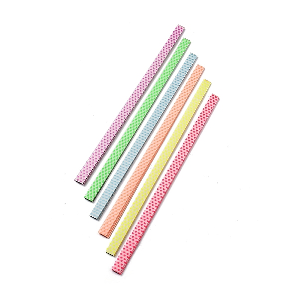 PandaHall Luminous Lucky Star Origami Paper, Folding Paper, Heart Pattern, Mixed Color, 25x1cm, 6colors/set, 28strips/color Paper Multicolor
PandaHall Luminous Lucky Star Origami Paper, Folding Paper, Heart Pattern, Mixed Color, 25x1cm, 6colors/set, 28strips/color Paper Multicolor