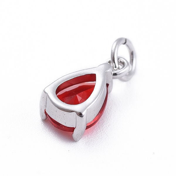 PandaHall Brass Micro Pave Cubic Zirconia Pendants, with Jump Ring, Teardrop, Platinum, Red, 11.5x6.5x4mm, Hole: 3mm Brass+Cubic Zirconia...
PandaHall Brass Micro Pave Cubic Zirconia Pendants, with Jump Ring, Teardrop, Platinum, Red, 11.5x6.5x4mm, Hole: 3mm Brass+Cubic Zirconia...