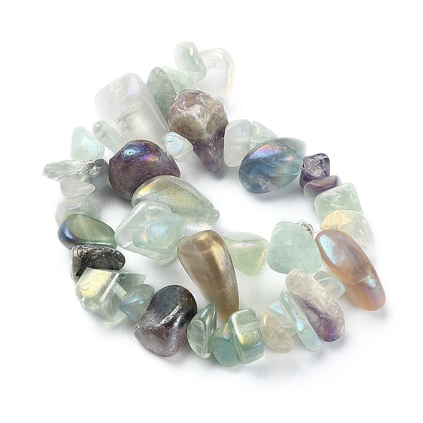 PandaHall Electroplated Natural Fluorite Beads Strands, AB Color Plated, Chip, 7~23x5~13x2~10mm, Hole: 1.2mm, about 6.6~7 inch(17~18cm)...
PandaHall Electroplated Natural Fluorite Beads Strands, AB Color Plated, Chip, 7~23x5~13x2~10mm, Hole: 1.2mm, about 6.6~7 inch(17~18cm)...