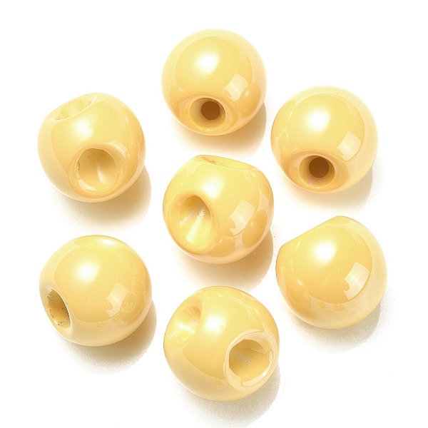 PandaHall Opaque Acrylic Beads, Round Ball Bead, Top Drilled, Light Khaki, 19x19x19mm, Hole: 3mm Acrylic Round
PandaHall Opaque Acrylic Beads, Round Ball Bead, Top Drilled, Light Khaki, 19x19x19mm, Hole: 3mm Acrylic Round