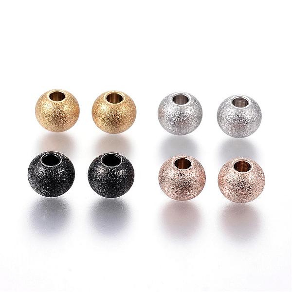 PandaHall 201 Stainless Steel Textured Beads, Round, Mixed Color, 8x7mm, Hole: 3mm 201 Stainless Steel Round Multicolor
PandaHall 201 Stainless Steel Textured Beads, Round, Mixed Color, 8x7mm, Hole: 3mm 201 Stainless Steel Round Multicolor