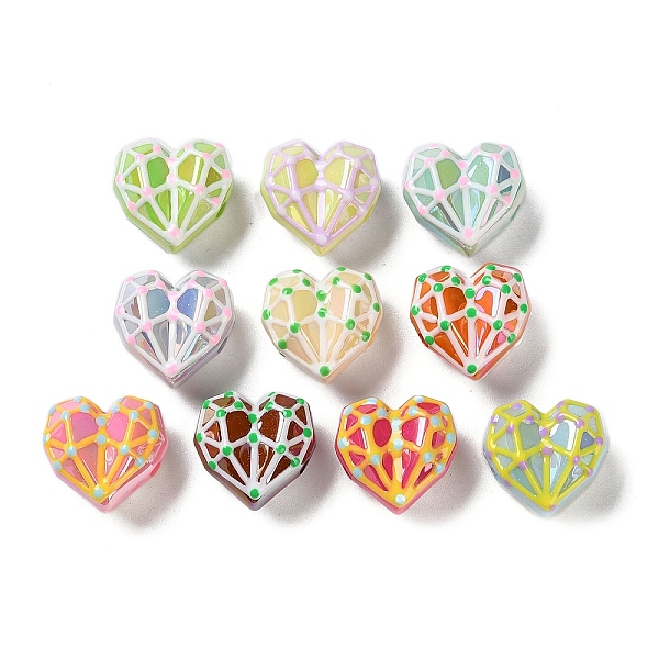 PandaHall Opaque Acrylic Beads, Heart, Mixed Color, 20.5x21x14mm, Hole: 3mm Acrylic Heart Multicolor
PandaHall Opaque Acrylic Beads, Heart, Mixed Color, 20.5x21x14mm, Hole: 3mm Acrylic Heart Multicolor