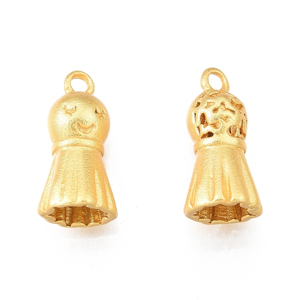 PandaHall Brass Charms, Cadmium Free & Nickel Free & Lead Free, Ghost, Golden, 13x6mm, Hole: 1.2mm Brass Ghost
PandaHall Brass Charms, Cadmium Free & Nickel Free & Lead Free, Ghost, Golden, 13x6mm, Hole: 1.2mm Brass Ghost
