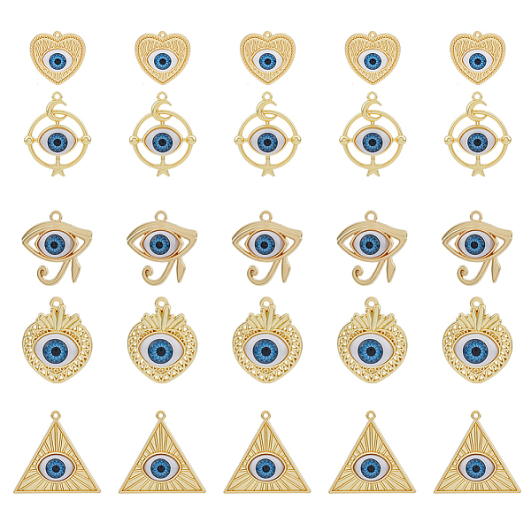 PandaHall DICOSMETIC 30Pcs 5 Styles Evil Eye Charms Blue Evil Eye Bead Charms Golden Blue Evil Eye Bead Charms Golden Egyptian Eye Charms...
PandaHall DICOSMETIC 30Pcs 5 Styles Evil Eye Charms Blue Evil Eye Bead Charms Golden Blue Evil Eye Bead Charms Golden Egyptian Eye Charms...