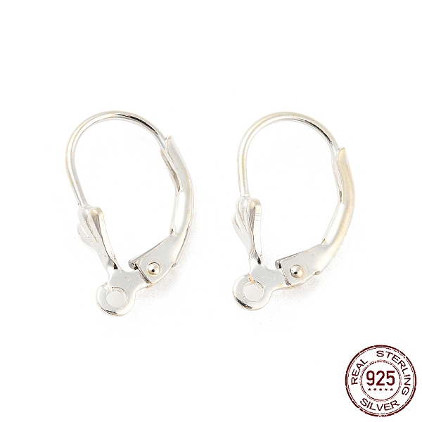 PandaHall 925 Sterling Silver Leverback Earring Findings, Silver, 17x10x4mm, Hole: 1.4mm Sterling Silver
PandaHall 925 Sterling Silver Leverback Earring Findings, Silver, 17x10x4mm, Hole: 1.4mm Sterling Silver