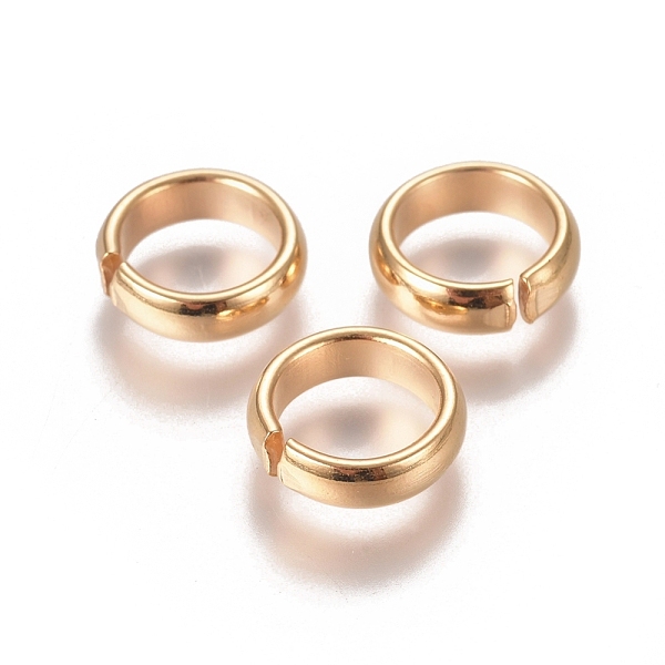 PandaHall 201 Stainless Steel Quick Link Connectors, Linking Rings, Closed but Unsoldered, Golden, 10.8x3mm, Inner Diameter: 9mm 201...
PandaHall 201 Stainless Steel Quick Link Connectors, Linking Rings, Closed but Unsoldered, Golden, 10.8x3mm, Inner Diameter: 9mm 201...