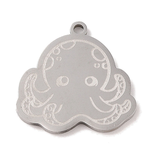 PandaHall 304 Stainless Steel Pendants, Octopus Charm, Stainless Steel Color, 21.5x21.5x1.5mm, Hole: 1mm 304 Stainless Steel Octopus
PandaHall 304 Stainless Steel Pendants, Octopus Charm, Stainless Steel Color, 21.5x21.5x1.5mm, Hole: 1mm 304 Stainless Steel Octopus