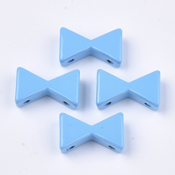 PandaHall Spray Painted Alloy Multi-Strand Links, For Tile Elastic Bracelets Making, Bowknot, Cornflower Blue, 8x13x4mm, Hole: 1mm Alloy...
PandaHall Spray Painted Alloy Multi-Strand Links, For Tile Elastic Bracelets Making, Bowknot, Cornflower Blue, 8x13x4mm, Hole: 1mm Alloy...