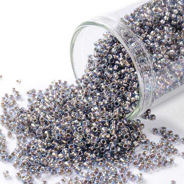 PandaHall TOHO Round Seed Beads, Japanese Seed Beads, (997) Gilt Lined AB Light Sapphire, 15/0, 1.5mm, Hole: 0.7mm, about 15000pcs/50g Glass..., Blue
PandaHall TOHO Round Seed Beads, Japanese Seed Beads, (997) Gilt Lined AB Light Sapphire, 15/0, 1.5mm, Hole: 0.7mm, about 15000pcs/50g Glass..., Blue