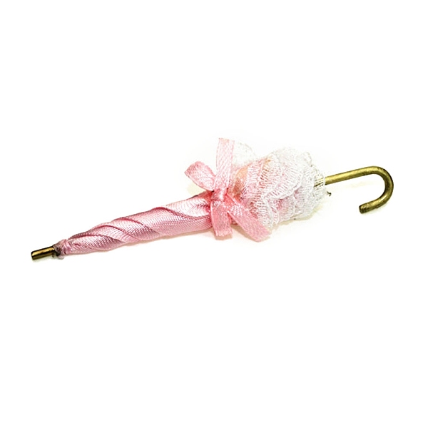 PandaHall Miniature Scene Model, Dollhouse Accessories Mini Umbrella, Pearl Pink, 85x10mm Cloth Umbrella
PandaHall Miniature Scene Model, Dollhouse Accessories Mini Umbrella, Pearl Pink, 85x10mm Cloth Umbrella