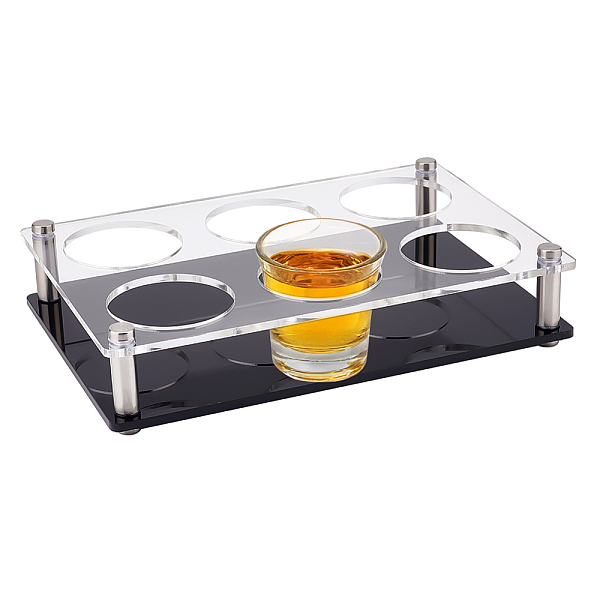 PandaHall PH 6 Holes Shot Glass Holder, Acrylic Shot Glasses Serving Tray 2.4" Round Glasses Holder Wine Glass Cup Organizer Party Server..., Clear
PandaHall PH 6 Holes Shot Glass Holder, Acrylic Shot Glasses Serving Tray 2.4" Round Glasses Holder Wine Glass Cup Organizer Party Server..., Clear