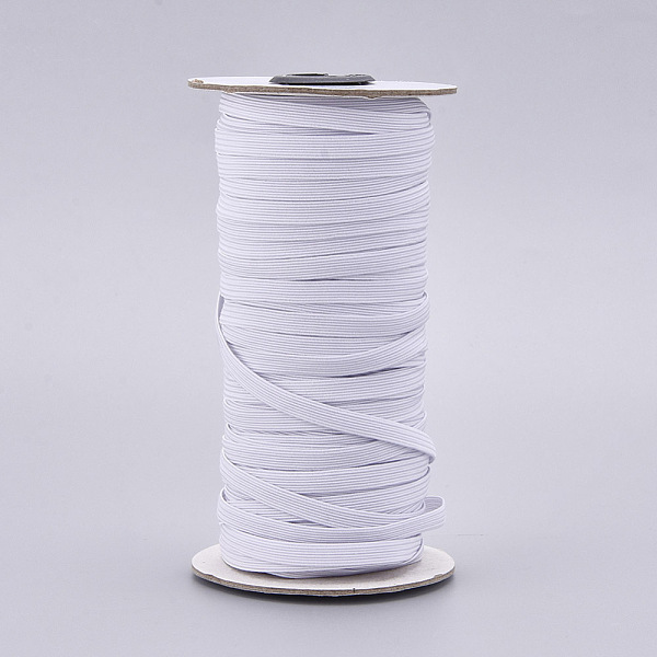 PandaHall Flat Elastic Rubber Band, Webbing Garment Sewing Accessories, White, 6x0.5mm, about 50m/roll Elastic Fibre Round White
PandaHall Flat Elastic Rubber Band, Webbing Garment Sewing Accessories, White, 6x0.5mm, about 50m/roll Elastic Fibre Round White