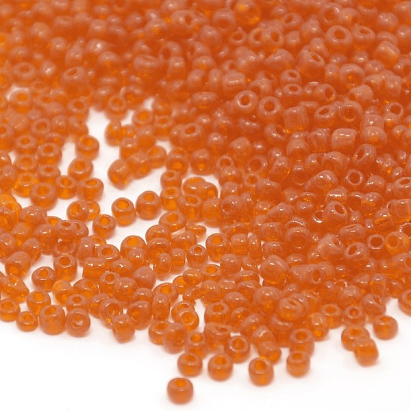 PandaHall (Repacking Service Available) Glass Seed Beads, Transparent, Round, OranGoe, 8/0, 3mm, Hole: 1mm, about 12G/bag Glass Orange
PandaHall (Repacking Service Available) Glass Seed Beads, Transparent, Round, OranGoe, 8/0, 3mm, Hole: 1mm, about 12G/bag Glass Orange