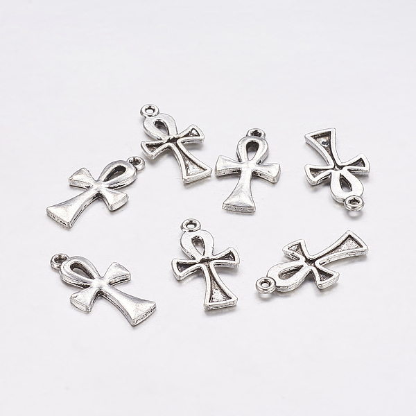 PandaHall Tibetan Style Pendants, Cadmium Free & Nickel Free & Lead Free, Ankh Cross, Antique Silver, 22x12x2mm, Hole: 2mm Alloy Cross
PandaHall Tibetan Style Pendants, Cadmium Free & Nickel Free & Lead Free, Ankh Cross, Antique Silver, 22x12x2mm, Hole: 2mm Alloy Cross