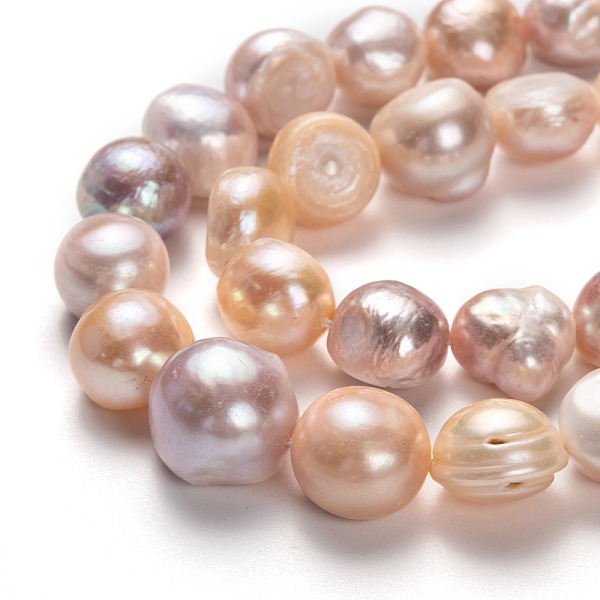PandaHall Natural Cultured Freshwater Pearl Beads Strands, Potato, Dyed, Light Salmon, 12~18x11~17mm, Hole: 0.8mm, about 28pcs/strand...
PandaHall Natural Cultured Freshwater Pearl Beads Strands, Potato, Dyed, Light Salmon, 12~18x11~17mm, Hole: 0.8mm, about 28pcs/strand...