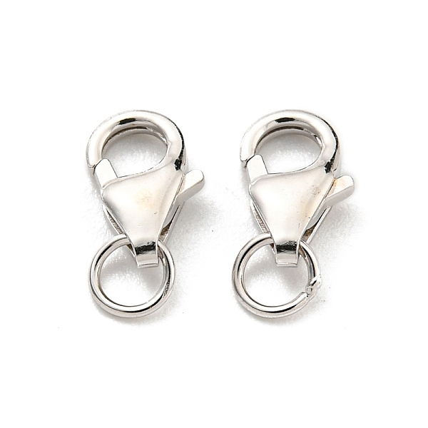 PandaHall 925 Sterling Silver Lobster Claw Clasps, Real Platinum Plated, 9x4x2mm Sterling Silver
PandaHall 925 Sterling Silver Lobster Claw Clasps, Real Platinum Plated, 9x4x2mm Sterling Silver
