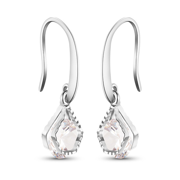 PandaHall SHEGRACE Luxury Brass Dangle Earrings, Pentagon with AAA Cubic Zirconia, Platinum, 28mm, Pin: 1x0.7mm Cubic Zirconia Clear
PandaHall SHEGRACE Luxury Brass Dangle Earrings, Pentagon with AAA Cubic Zirconia, Platinum, 28mm, Pin: 1x0.7mm Cubic Zirconia Clear