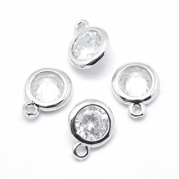 PandaHall Brass Cubic Zirconia Pendants, Flat Round Charms, Lead Free & Cadmium Free, Real Platinum Plated, 8.5x6.5x3mm, Hole: 1mm...
PandaHall Brass Cubic Zirconia Pendants, Flat Round Charms, Lead Free & Cadmium Free, Real Platinum Plated, 8.5x6.5x3mm, Hole: 1mm...