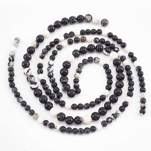 PandaHall OLYCRAFT About 177Pcs Black White Zebra Jasper Beads 6mm 8mm Smooth Round Loose Gemstone Beads Natural Crystal Energy Stone Beads...
PandaHall OLYCRAFT About 177Pcs Black White Zebra Jasper Beads 6mm 8mm Smooth Round Loose Gemstone Beads Natural Crystal Energy Stone Beads...