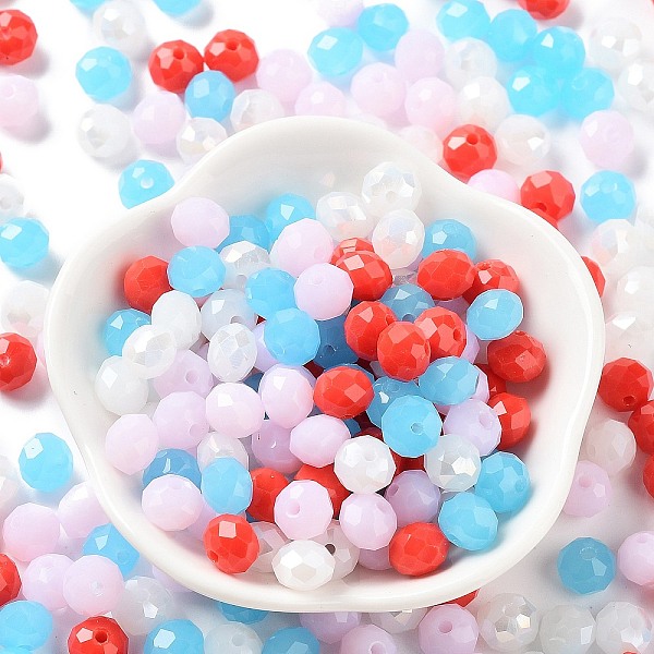 PandaHall Glass Beads, Faceted, Rondelle, Orange Red, 10x8mm, Hole: 1mm, about 67pcs/60g Glass Rondelle
PandaHall Glass Beads, Faceted, Rondelle, Orange Red, 10x8mm, Hole: 1mm, about 67pcs/60g Glass Rondelle